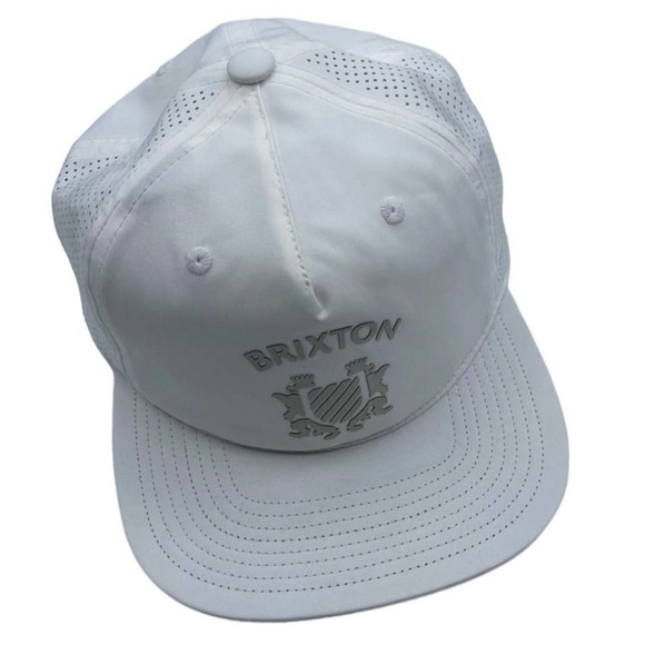 Brixton Other - Brixton Lion Crest Strap Back Cap White